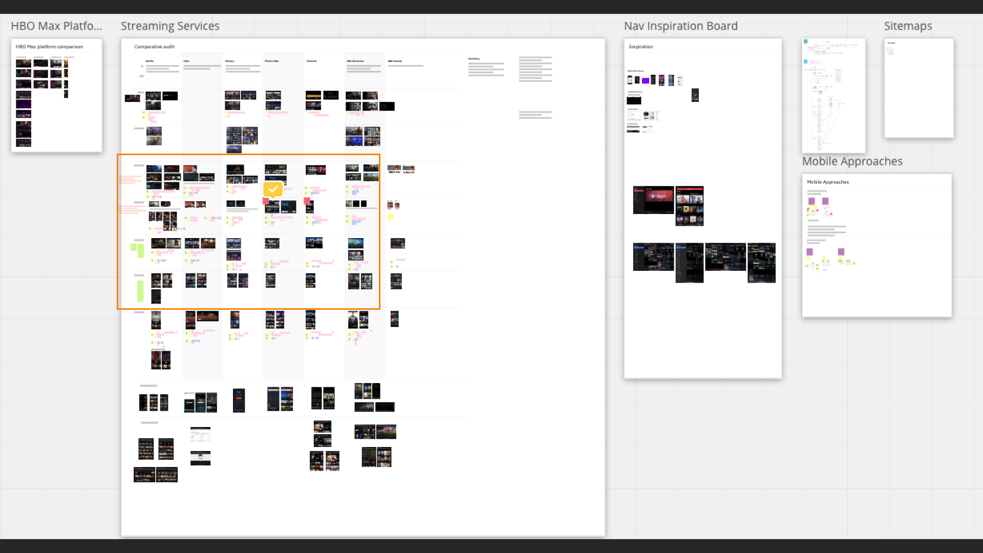 Competitive audit of navigation patterns across streaming services