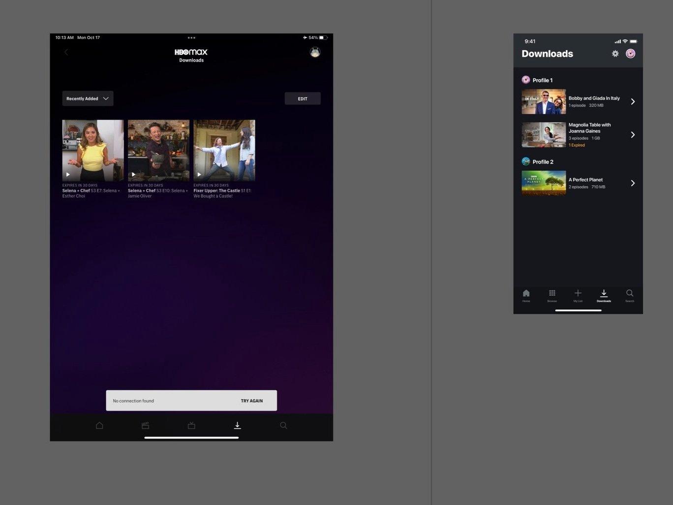 Comparative analysis of HBO Max and Discovery+ downloads