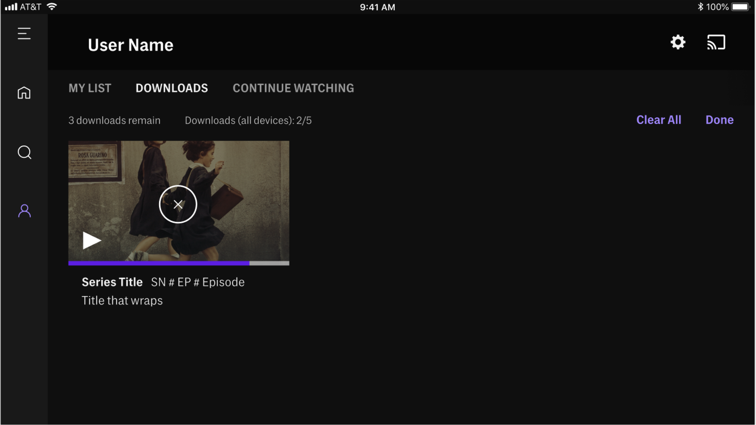 Early download progress states