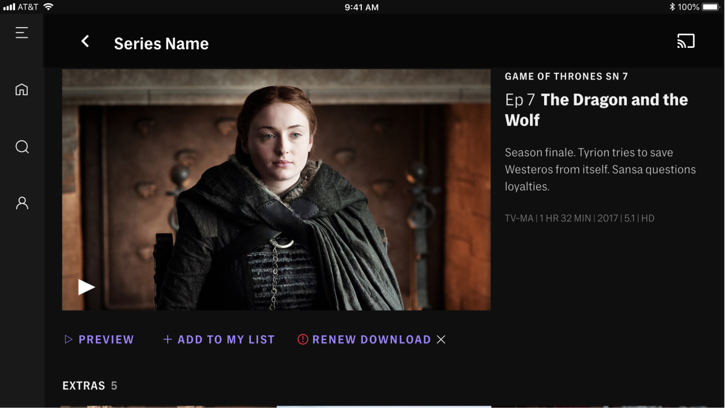 Initial offline viewing experience