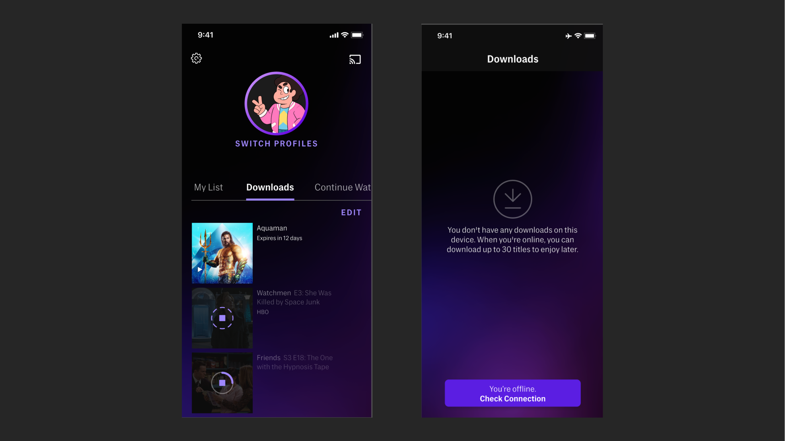 Enhanced download status indicators