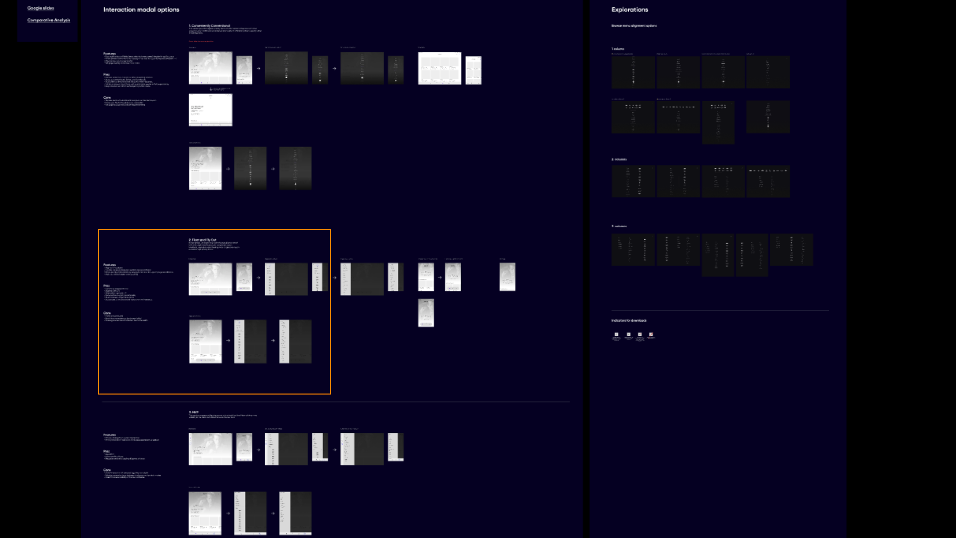 Many early navigation exploration concepts