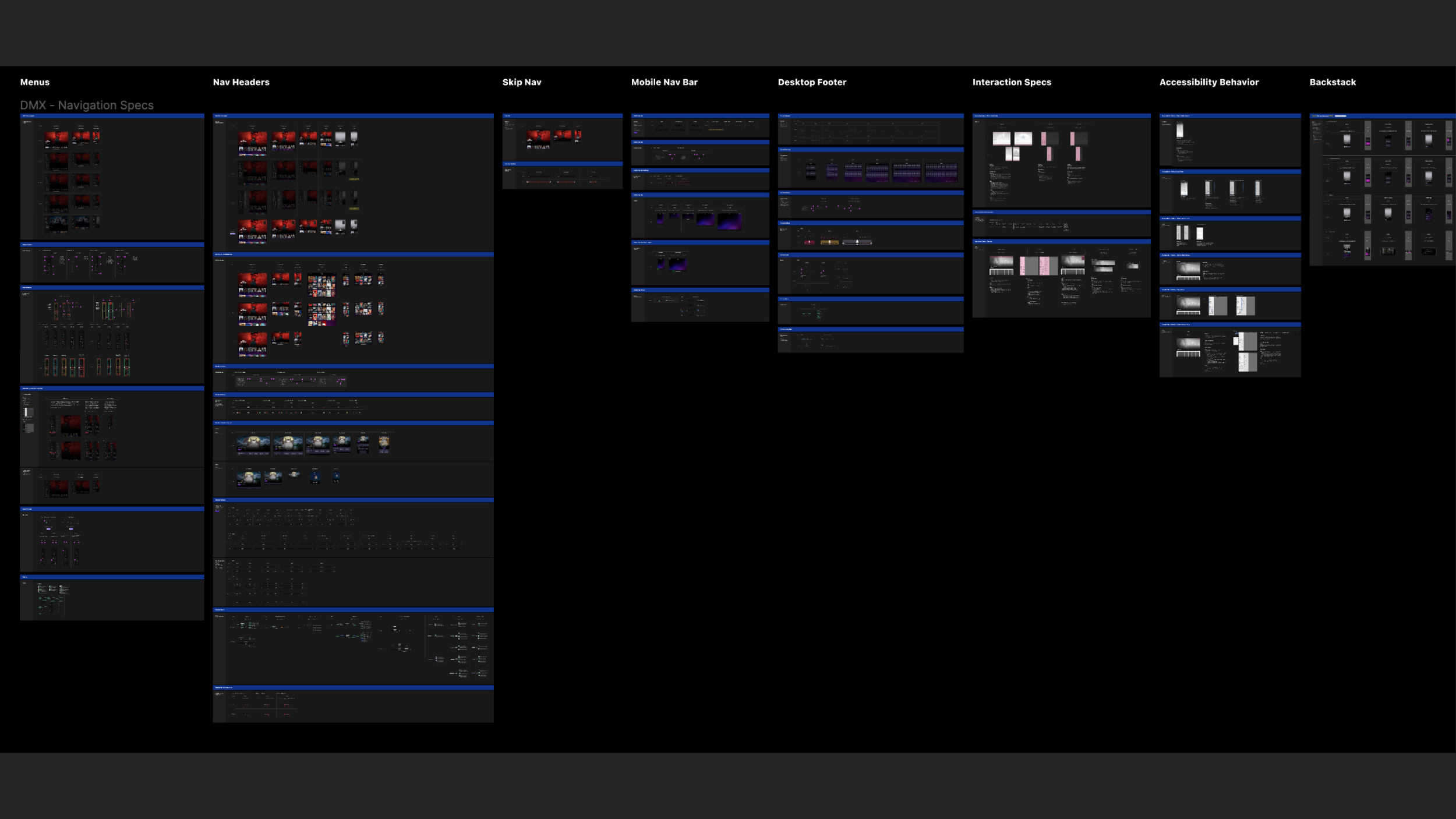Navigation specification sheet 1